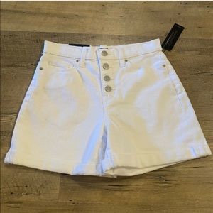 NEW High waisted Banana Republic white shorts!